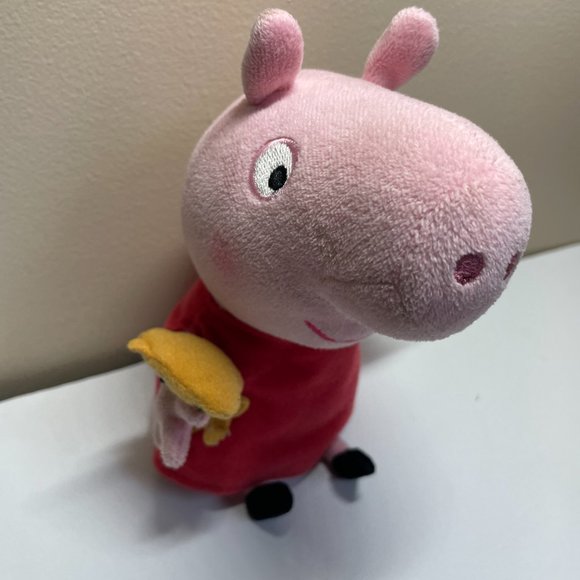ORIGINAL TY BEANIE BABIES PEPPA PIG SOFT TOY PLUSH - Picture 1 of 3